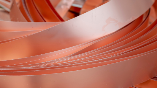 Copper clad molybdenum foil