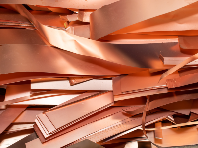 Copper clad molybdenum foil